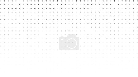 Illustration for Halftone background with dots. Black and white pop art pattern in comic style. Monochrome dot texture. Vector illustration - Royalty Free Image