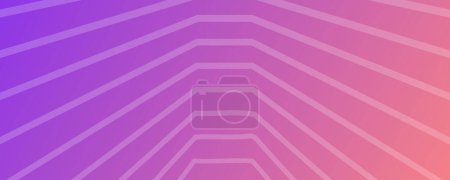 Illustration for Modern violet gradient backgrounds with lines. Header banner. Bright geometric abstract presentation backdrops. Vector illustration - Royalty Free Image