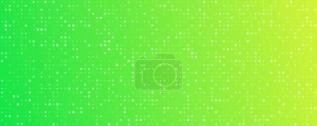 Ilustración de Fondo geométrico abstracto con cuadrados. Fondo de píxeles verdes con espacio vacío. Ilustración vectorial - Imagen libre de derechos