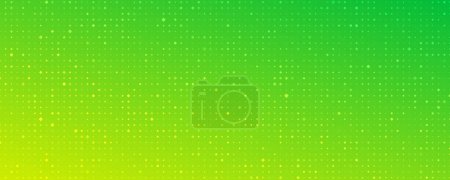 Illustration for Abstract geometric background of squares. Green pixel background with empty space. Vector illustration - Royalty Free Image