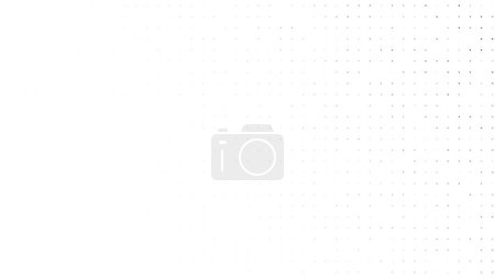 Ilustración de Fondo de medio tono con puntos. Patrón de arte pop en blanco y negro en estilo cómico. Textura de punto monocromo. Ilustración vectorial - Imagen libre de derechos