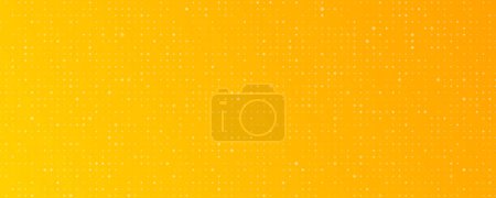 Illustration for Abstract geometric background with squares. Yellow pixel background with empty space. Vector illustration - Royalty Free Image