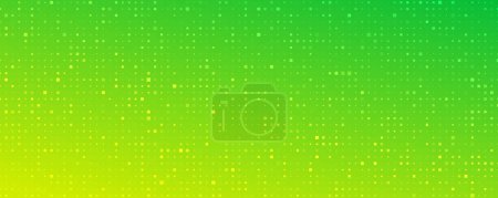 Ilustración de Fondo geométrico abstracto de cuadrados. Fondo de píxeles verdes con espacio vacío. Ilustración vectorial - Imagen libre de derechos