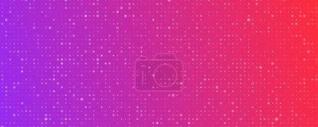 Illustration for Abstract geometric background with squares. Purple pixel background with empty space. Vector illustration - Royalty Free Image