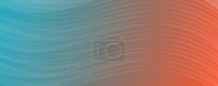 Illustration for Modern green and orange gradient backgrounds with lines. Header banner. Bright geometric abstract presentation backdrops. Vector illustratio - Royalty Free Image