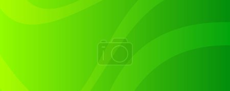 Ilustración de Modern green gradient backgrounds with wave lines. Header banner. Bright geometric abstract presentation backdrops. Vector illustration - Imagen libre de derechos