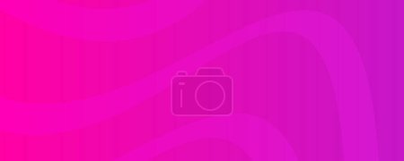 Téléchargez les illustrations : Modern pink gradient backgrounds with wave lines. Header banner. Bright geometric abstract presentation backdrops. Vector illustration - en licence libre de droit