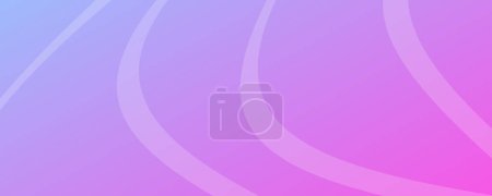 Téléchargez les illustrations : Modern violet gradient backgrounds with wave lines. Header banner. Bright geometric abstract presentation backdrops. Vector illustration - en licence libre de droit