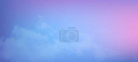 Illustration for Modern purple gradient backgrounds with clouds. Header banner. Bright abstract presentation backdrop. Vector illustration - Royalty Free Image