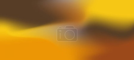 Illustration for Abstract gradient mesh background. Yellow liquid swirl gradient design. Vector illustration - Royalty Free Image