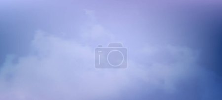 Illustration for Modern blue gradient backgrounds with clouds. Header banner. Bright abstract presentation backdrop. Vector illustration - Royalty Free Image