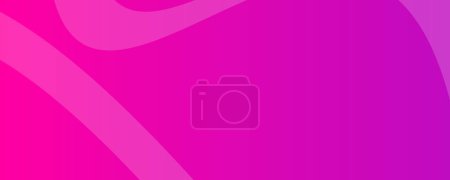 Ilustración de Modern pink gradient backgrounds with wave lines. Header banner. Bright geometric abstract presentation backdrops. Vector illustration - Imagen libre de derechos