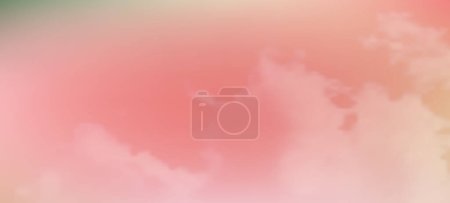 Illustration for Modern red gradient backgrounds with clouds. Header banner. Bright abstract presentation backdrop. Vector illustration - Royalty Free Image