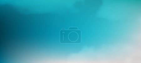 Illustration for Modern blue gradient backgrounds with clouds. Header banner. Bright abstract presentation backdrop. Vector illustration - Royalty Free Image