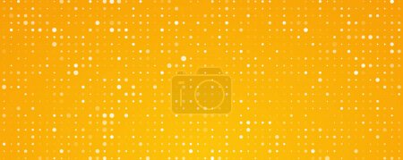 Téléchargez les illustrations : Fond géométrique abstrait avec carrés. Fond jaune pixel avec espace vide. Illustration vectorielle - en licence libre de droit