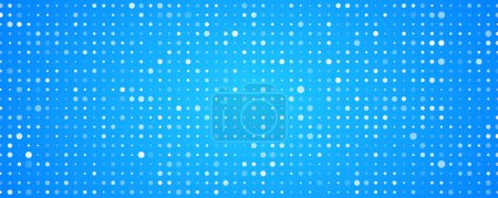 Illustration for Abstract geometric background with squares. Blue pixel background with empty space. Vector illustration - Royalty Free Image