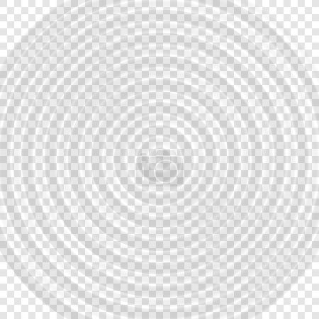 Ripple water top view. Splash water concentric rings with circle waves isolated on transparent background. Vector illustration