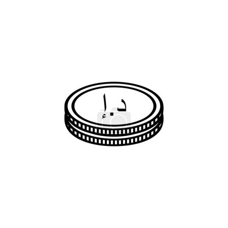 Ilustración de Emiratos Árabes Unidos, UEA Moneda, Signo AED, Emiratos Árabes Unidos Dirham Icono Símbolo. Ilustración vectorial - Imagen libre de derechos
