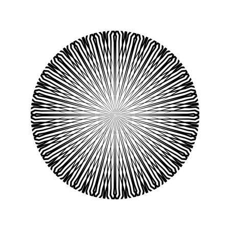 Foto de Patrón de motivos ornamentales en forma de círculo para la decoración, motivos patrón, adornado, fondo, sitio web o elemento de diseño gráfico. Ilustración vectorial - Imagen libre de derechos