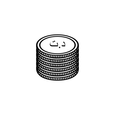 Foto de Túnez Moneda icono símbolo, Dinar tunecino, TND signo. Ilustración vectorial - Imagen libre de derechos
