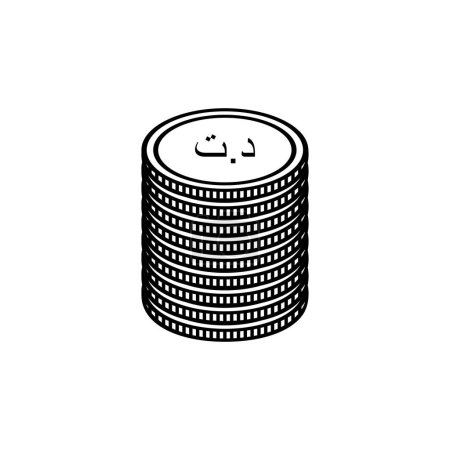 Foto de Túnez Moneda icono símbolo, Dinar tunecino, TND signo. Ilustración vectorial - Imagen libre de derechos