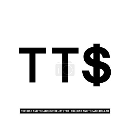 Ilustración de Trinidad and Tobago Currency Symbol, Trinidad and Tobago Dollar Icon, TTD Sign. Vector Illustration - Imagen libre de derechos