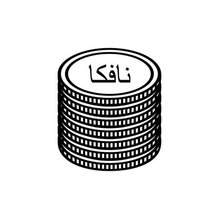 Ilustración de Eritrea Currency Symbol (Arabic Version), Eritrean Nafka Icon, ERN Sign. Vector Illustration - Imagen libre de derechos