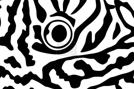 Patrón de motivos artísticos inspirado en Symphysodon o Discus Fish Skin Motifs Pattern, para decoración, adornado, fondo, sitio web, papel pintado, moda, interior, cubierta, impresión animal o elemento de diseño gráfico