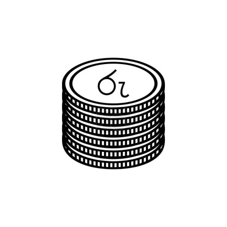 Foto de Símbolo de moneda de Sri Lanka en cingalés, icono de la rupia de Sri Lanka, signo LKR. Ilustración vectorial - Imagen libre de derechos
