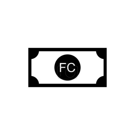 Foto de República Democrática del Congo Símbolo de moneda, icono del franco congoleño, signo CDF. Ilustración vectorial - Imagen libre de derechos