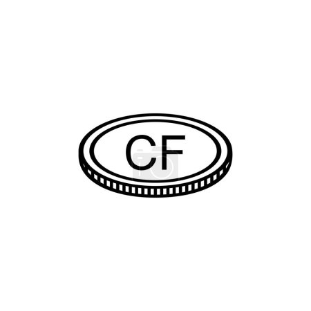 Téléchargez les illustrations : Symbole de Monnaie des Comores, Icône Franc Comorien, Signe KMF. Illustration vectorielle - en licence libre de droit
