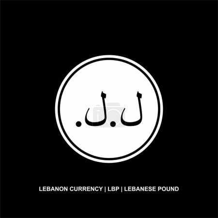 Foto de Líbano Símbolo de moneda, Libra libanesa icono, LBP signo. Ilustración vectorial - Imagen libre de derechos