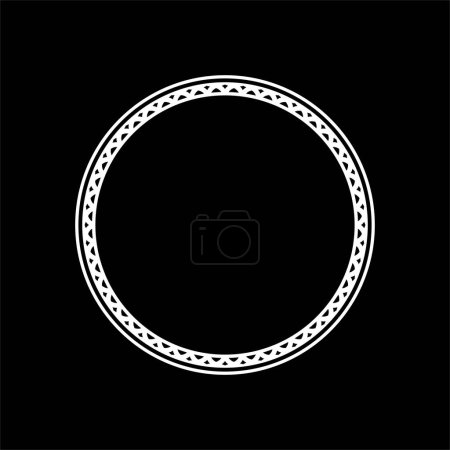 Photo for Ornamental Motive Pattern, Artistic Circle-Shaped, Modern Contemporary Mandala, for Decoration, Background, Decoration or Graphic Design Element. Vector Illustration - Royalty Free Image
