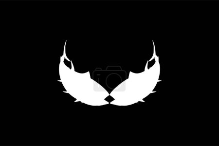 Téléchargez les illustrations : Paire de la silhouette de poisson thon, peut utiliser pour le type de logo, illustration d'art, pictogramme, site Web ou élément de conception graphique. Illustration vectorielle - en licence libre de droit