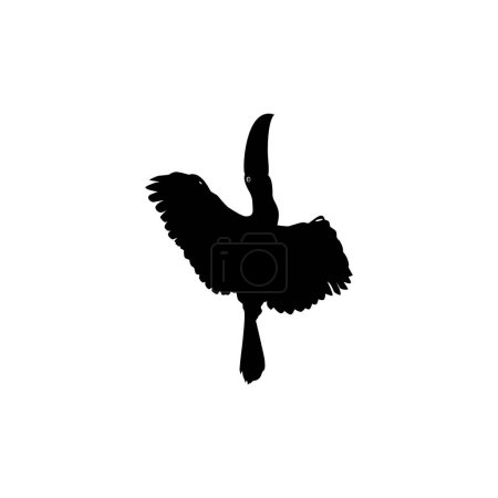 Téléchargez les illustrations : Toucans volants. Les Toucans sont des membres néotropicaux de la famille des Ramphastidae. Les Ramphastidae sont les plus proches des barbecues américains, Bird Silhouette. Illustration vectorielle - en licence libre de droit