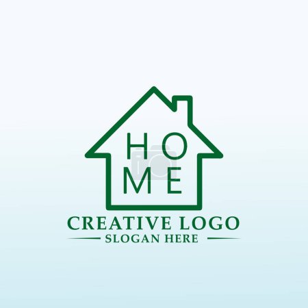 Ilustración de Orgánica micro verde sitio web y tienda quiere un logotipo pegadizo, brillante, simple - Imagen libre de derechos