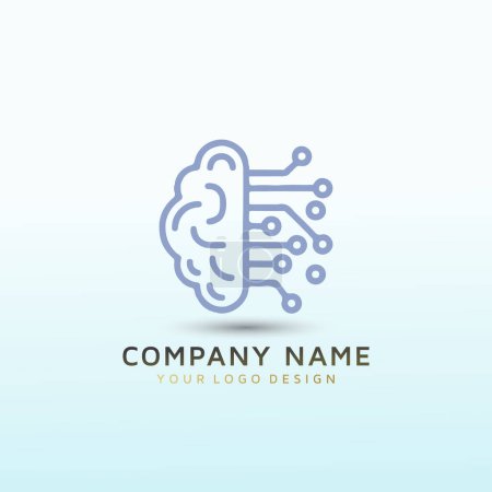 Illustration for Design a logo for our tech platform - Royalty Free Image
