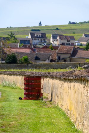 Photo for Walking in touristic old village Oger grand cru village for producing of wine champagne, France - Royalty Free Image