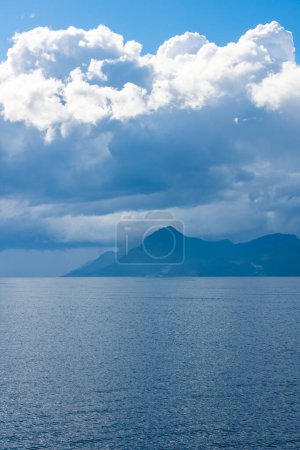 Photo for Fjord landscape from a ferry cruise in Molde, Norway - Royalty Free Image