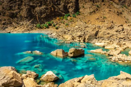 Foto de Agua cristalina de los Siete Lagos, Montañas Fann, Tayikistán - Imagen libre de derechos