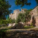 Old castle and venetian tower in Durres city, Albania. High quality photo