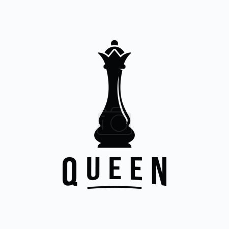 Foto de Diseño del logotipo del club de ajedrez vintage retro. Logo para torneo, insignia, deporte. - Imagen libre de derechos