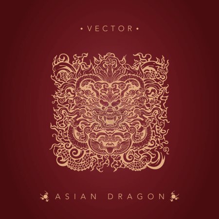 dragon asiatique dragon chinois motif totem
