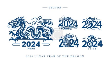 Chinesisches Neujahr des Drachen 2024