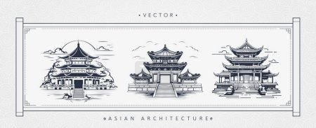 Chinese ancient architecture tower art