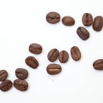 Roasted Coffee beans background, brown coffee bean