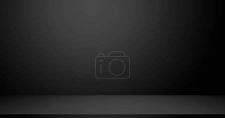 Photo for Abstract empty black room background, modern background, background design, display products background, dark background - Royalty Free Image