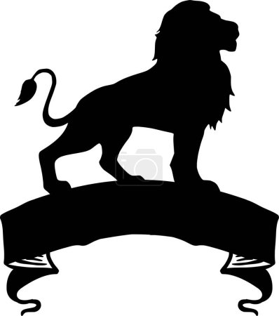 Ilustración de Diseño del vector del león, aislado - Imagen libre de derechos