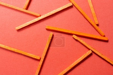 Photo for Multi-colored sticks for playing and  counting. - Royalty Free Image