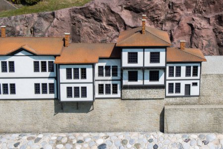 Téléchargez les photos : Petit modèle d'exemple d'architecture traditionnelle turque exceptionnelle - en image libre de droit